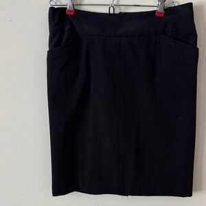 Worthington Black Pencil Skirt with Front Seam